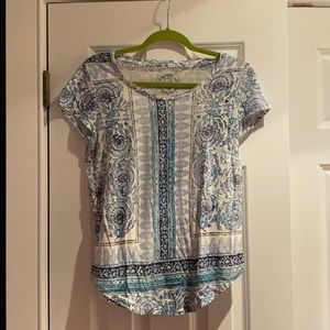 Lucky Brand Patterned T-Shirt